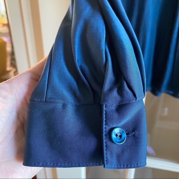 Steilmann Long Sleeve TEAL Button Down Shirt Large - Picture 5 of 9